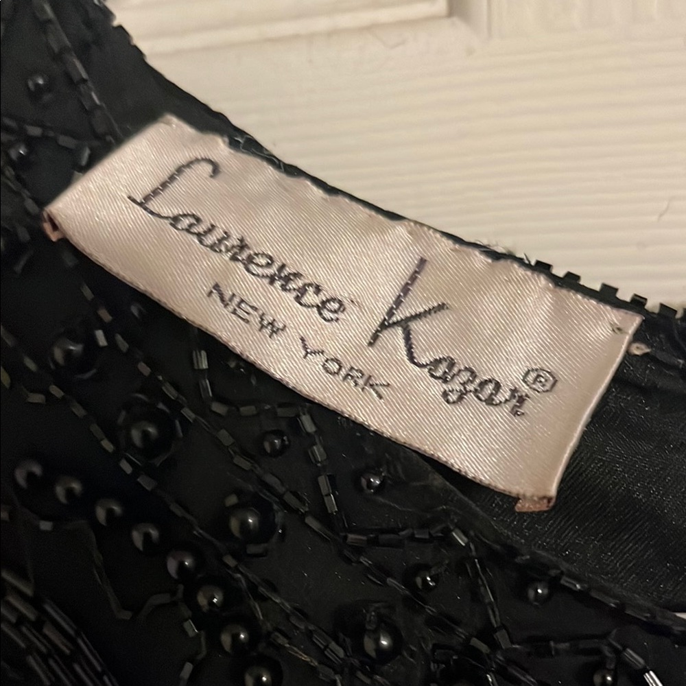 Laurence Kazar Black Sheath Maxi Dress - Picture 2 of 10
